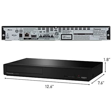 Panasonic 4K Blu Ray Player, Ultra HD Premium Video Playback and Hi-Res Audio - DP-UB154P-K (Black) - Image 7