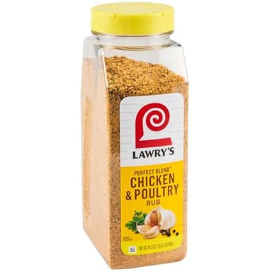 Lawry's Perfect Blend Chicken & Poultry Rub, 24.5 oz (Pack of 6) - Image 2