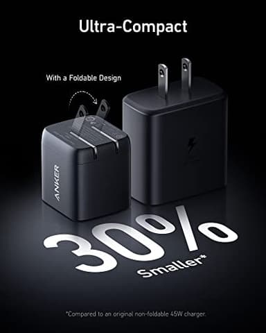 Anker 45W USB C Charger Block, Foldable PPS Fast Charger for iPhone 17/16 and More Series, Supports Super Fast Charging 2.0 for Galaxy S24 Ultra - Image 4