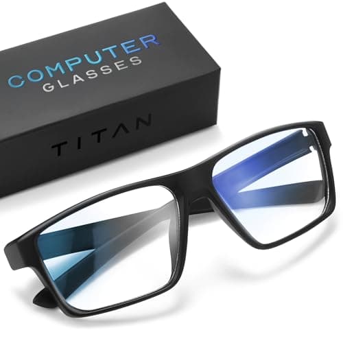 Titan Ultimate Blue Light Blocking Computer Glasses – Screen Protection & Night Driving Eyewear with UV400 & Anti‑Glare - Image 1