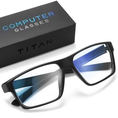 Titan Ultimate Blue Light Blocking Computer Glasses – Screen Protection & Night Driving Eyewear with UV400 & Anti‑Glare - Image 1