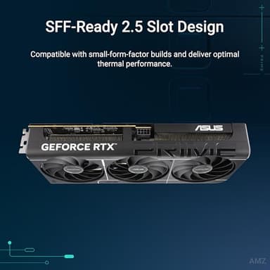 ASUS The SFF-Ready Prime GeForce RTX™ 5060 Ti 16GB GDDR7 Graphics Card (PCIe® 5.0, 16GB GDDR7, HDMI®/DP 2.1, 2.5-Slot, Axial-tech Fans, Dual BIOS) - Image 2