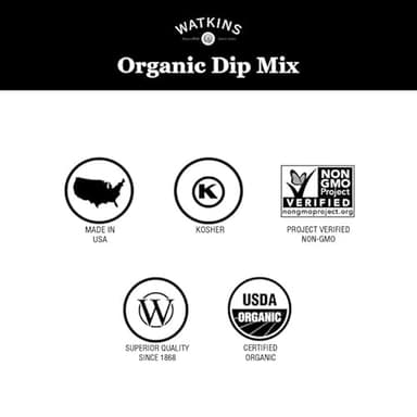 Watkins Organic Gourmet Dip Mix, Guacamole, 0.63 Ounce (Pack of 12) - Image 6