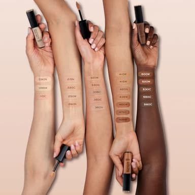 Lancôme Teint Idole Ultra Wear All Over Full Coverage Concealer - Natural Matte Finish & Lightweight Under Eye Concealer - Up To 24H Wear - 215 Buff Neutral - Image 3