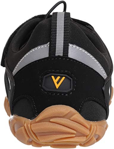 WHITIN Men's Trail Running Shoes Minimalist Barefoot Wide Width Toe Box Size 10 Gym Workout Fitness Low Zero Drop Comfy FiveFingers Black Gum 43 - Image 4