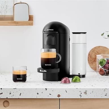 Nespresso Vertuo Plus Coffee and Espresso Maker by Breville, Ink Black - Image 3