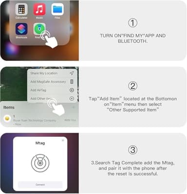 Hongtop Tracker Device for Vehicles,Mini Hidden Car Tracker with Magnetic Case,No Monthly Fee Real Time GPS Car Tracker Works with Apple Find My (iOS Only) -Black,1PCS - Image 8
