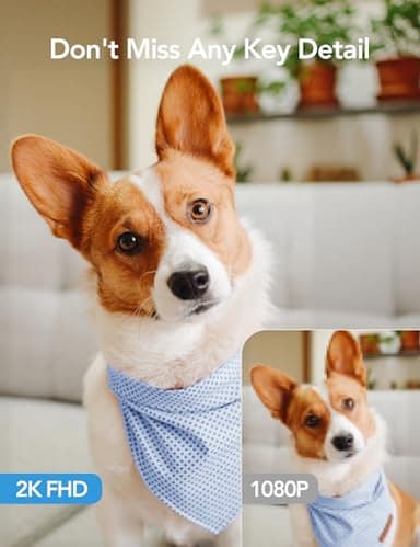 GNCC Indoor Security Camera, 2K Cameras for Home Security with Motion Detection, Baby/Pet Camera with Phone App, Night Vision, 2-Way Audio, Works with Alexa & Google Home, 2.4G WiFi (only) - Image 6