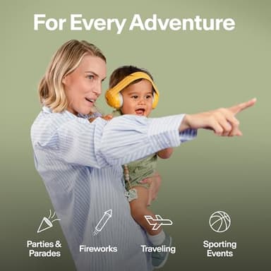 Alpine Muffy Baby Ear Protection for Babies and Toddlers up to 36 Months - CE & ANSI Certified - Noise Reduction Earmuffs - Comfortable Baby Headphones Against Hearing Damage & Improves Sleep - Green - Image 7