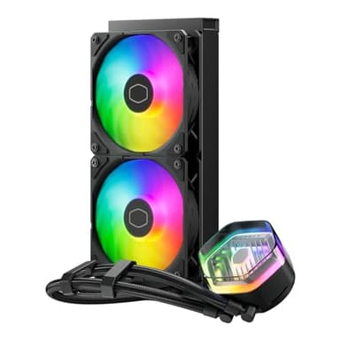 Cooler Master 240 Atmos High Performance Close-Loop AIO Liquid Cooler, R9|i7 Dual Chamber Pump, Customize Cover, Sickleflow Edge PWM, aRGB Lighting, AMD Ryzen AM5|4, Intel LGA 1851|1700 Platform - Image 12