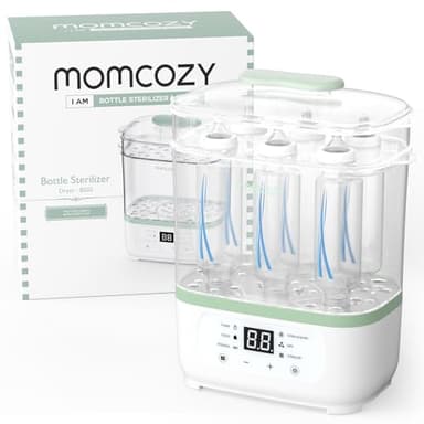 Momcozy Bottle Sterilizer and Dryer, 8-in-1 Electric Steam Baby Bottle Sterilizer for Baby Bottles, Baby stuffs & Breast Pump Accessories - Image 1