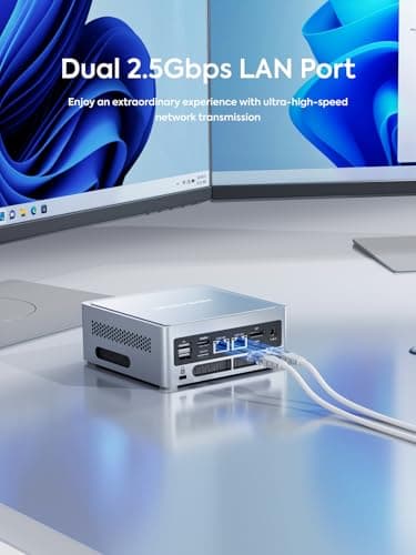 MINISFORUM NAB9 Plus Mini PC Intel Core i9-12900HK(14C/20T), 32GB RAM 1TB SSD, HDMI+DP+USB4(PD) Video Outputs Mini Computers, OCuLink Port, 2X 2.5G LAN Port Intel Iris Xe Graphics Desktop Computer - Image 5