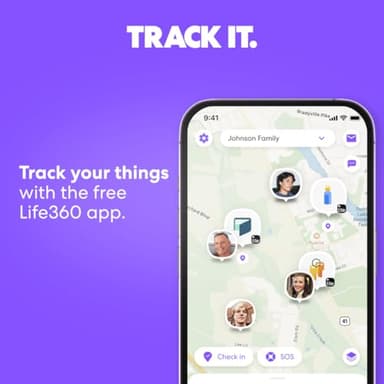 Tile by Life360 Sticker - Small Bluetooth Tracker, Remote Finder and Item Locator for Bikes, Glasses and More. Both iOS and Android Compatible. Phone Finder. 2-Pack (Black) - Image 5