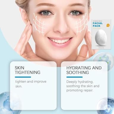 UFUXD 2025 New Zombie Facial Mask, New Zombie Mask Skin Care, Zombie Mask Facial, Hydrating Skincare Face Mask for Pore Tightening & Lifting Deep Cleaning Clay Mud with Brush (1 Box, 8ea) - Image 5