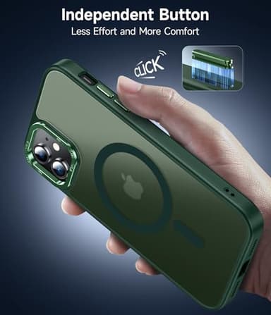 LeYi for iPhone-11 Case Green Compatible with MagSafe Magnetic[ Camera Cover X2 + Screen Protector X2] Funda para ipone 11case Military Grade Protective Cover Cases for i Phone 11 iphone11, Green - Image 6
