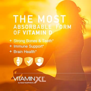OmegaXL Joint Support Supplement - 60 Softgels & VitaminXL D3 High Potency Daily Vitamin D 5000 IU 125mcg Immune Support Supplement (30 Softgels) - 2 Pack - Image 6