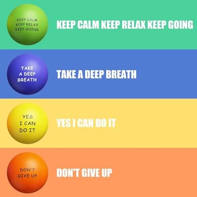 KDG Motivational Stress Balls(4 Pack) for Kids and Adults,Stress Relief Ball with Quetos to Rrelieve Anxiety and Manage Anger - Image 8