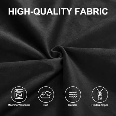 Hobestluk 5FT Bean Bag Chair Giant Bean Bag Chairs for Adults Large Bean Chairs with Removable Cover, Beanbag Chair with Filler, Adult Bean Bag Chairs for Living Room, Bedroom - Image 4