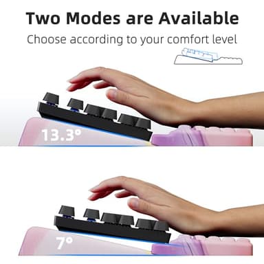 Ospelelf Keyboard Wrist Rest, Comfortable Ergonomic Keyboard Stand Riser Holder for Office Home - Image 5