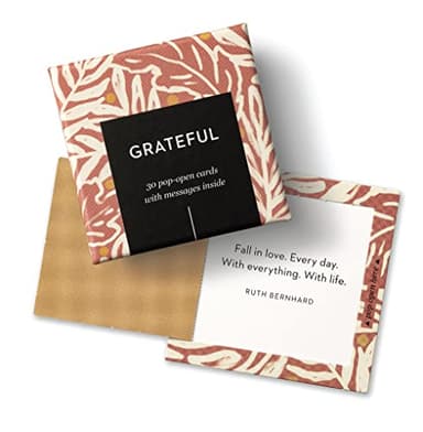 Compendium ThoughtFulls Pop-Open Cards — 4-Pack of Grateful, Live with Intention, Mindfulness, Carpe Diem – 120 Pop-Open Cards, Each with a Different Message Inside - Image 3