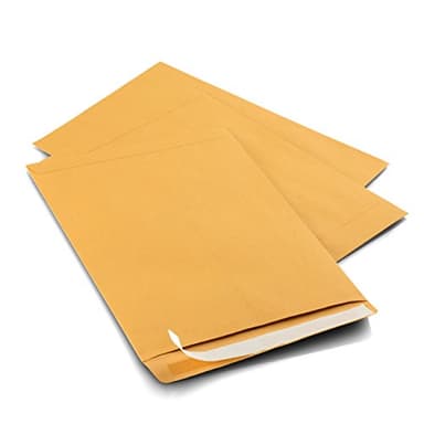 Aimoh 9 X 12 Self-Seal Brown Kraft Catalog Mailing Envelopes - 28lb - 100 Count, 9x12 Inch (38300) - Image 4