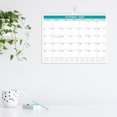 Calendar 2026, 12 Months from January 2026 to December 2026,11.5" x 14.6", with Julian Date - Image 6