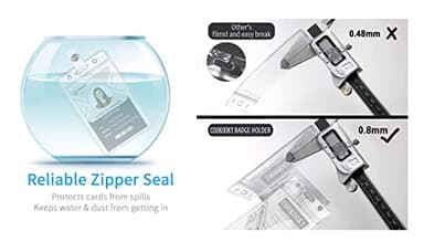 Cute Lanyard id Holder Durable Retractable Lanyards for ID Badges,Waterproof ID Badge Holder for Cruise Ships Key Cards (Cool Marble) - Image 4