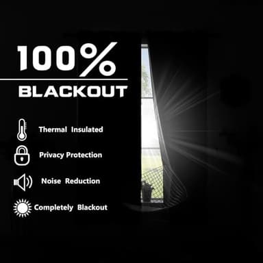 KOUFALL 132 Inch Tall Curtains for Large Window,Pleated Linen White Blackout 11FT 11 FT Curtains for Living Room 2 Panels Set - Image 6