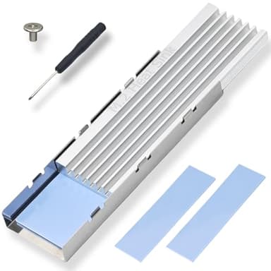 Atdcoek M.2 Heatsink with Thermal Silicone Pad for PS5/PC/Workstation - NVME Heatsink, SSD HeatSink, M.2 Heat Sink - Image 1