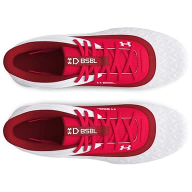 Under Armour Men's Leadoff Low RM 3.0 Baseball Cleat, (600) Red/White/Red, 7.5, US - Image 4