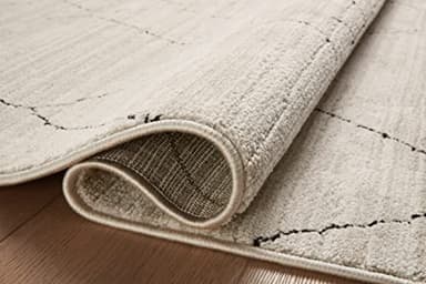 Loloi Darby Collection DAR-03 Sand/Charcoal 9'-2" x 13' Area Rug - Image 5