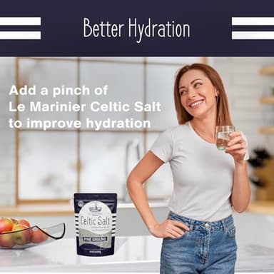 Le Marinier Celtic Salt Organic Fine Ground, 1.1lb - 18oz. Mineral Rich. 100% Natural and Unrefined. French Sea Salt Organic Vital Minerals. Hand Harvested Mineral Salt (1.1lb Fine Ground) - Image 9