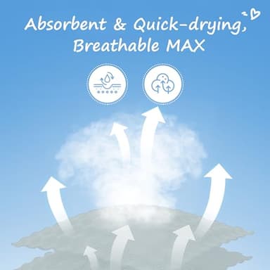 HIPHOP PANDA 10 Pack 6-Layers Muslin Burp Cloths Large - Durable 100% Cotton - Baby Essentials Extra Absorbent and Soft Boys & Girls Rags for Newborn Registry (Slate, 20" X10") - Image 6