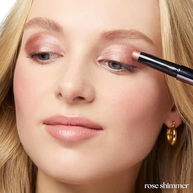 Julep Eyeshadow 101 Cream-to-Powder Waterproof Shadow Stick – Rose Shimmer – Long-Lasting, Crease-Proof, Pearlescent Rose Shimmer Cream Eyeshadow with Built-in Smudger - Image 3