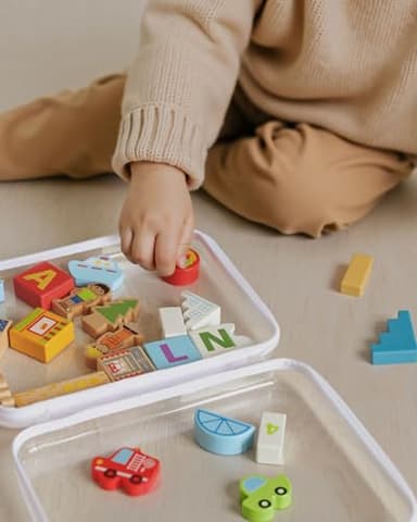 3PCS Clear Hard Shell Zipper Case,Portable Cosmetic Bag with Zipper, Diaper Bag Organizing Pouches, Kid's Toy Storage Organizer Bins,Hard Plastic Case, Halloween Thanksgiving Storage Bins - Image 4