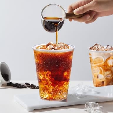 Clawsoff 12 oz Clear Plastic Cups 300 Pack, Disposable Cups,Party Drinking Cup, Cups for Party, Graduation, Travel, Holiday, Events - Image 6