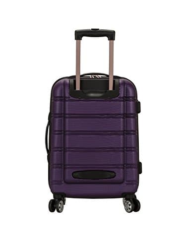 Rockland Melbourne Hardside Expandable Luggage with Spinner Wheels, Purple, 3-Piece Set (20/24/28) - Image 3