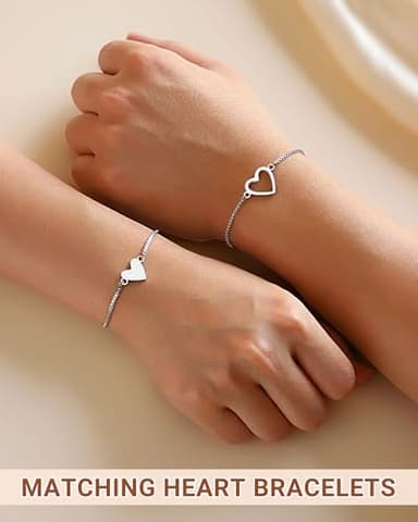Kidbbi Best Friend Matching Bracelet Gifts for Women Valentines Christmas Birthday Friendship Female - Image 2