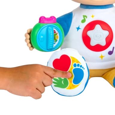 CoComelon Discover ‘N Play JJ - Explore Shapes, Colors, ABC’s, 123’s, Listen to 5 Fan-Favorite Songs, and 50+ Phrases - Feature Plush 10” JJ Doll for Kids and Preschoolers - 18 Months + - Image 3