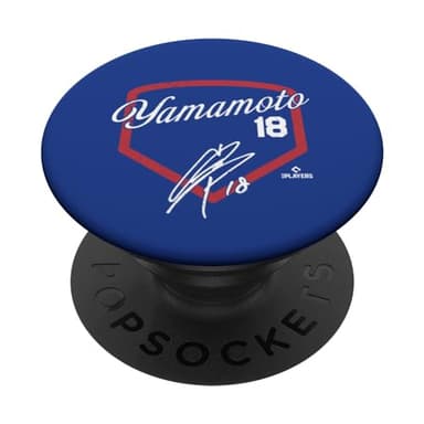 Yoshinobu Yamamoto | Los Angeles MLB Player | MLBYAM3001 PopSockets Adhesive PopGrip - Image 1