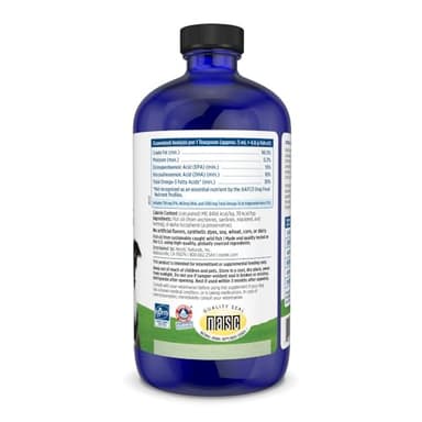Nordic Naturals Omega-3 Pet, Unflavored - 16 oz - 1380 mg Omega-3 Per Teaspoon - Fish Oil for Large to Very Large Dogs with EPA & DHA - Promotes Heart, Skin, Coat, & Immune Health - Image 2