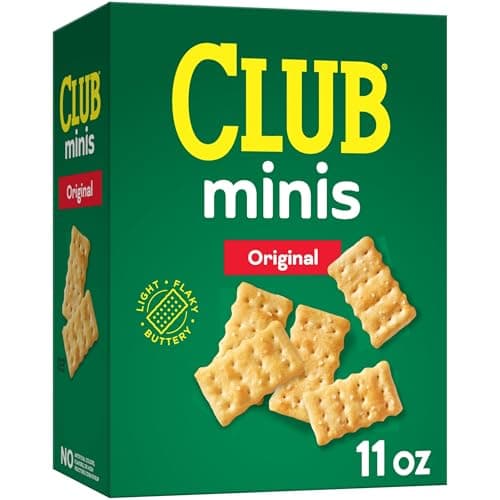 Club Minis Crackers, Lunch Snack, Original, 11oz Box - Image 1