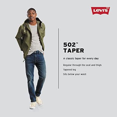Levi's Men's 502 Taper Fit Jeans (Also Available in Big & Tall), (New) Native Cali, 33W x 34L - Image 4