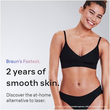 Braun Smart IPL, Skin i·Expert Pro 7: at Home Laser Hair Removal, Permanent Visible Hair Reduction, Holiday Gifts for Women and Men with Free App, Vanity Case, Venus Razor, 4 Smart Heads, IPL7387 - Image 2