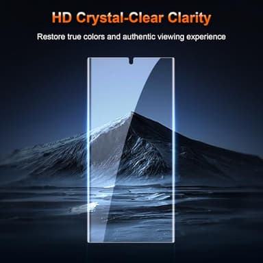 JEHOO [3 Pack] Screen Protector Compatible with Galaxy S22 Ultra Flexible TPU, Fingerprint Unlock, Scratch Resistant, Easy Installation, Case Friendly, Bubble Free - Image 6