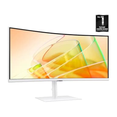 SAMSUNG 34” ViewFinity (S65TC) Series Ultra-WQHD 1000R Curved Computer Monitor, HDR10, 100Hz, AMD FreeSync, Thunderbolt 4, Height Adjustable Stand, Built-in Speakers, Eye Care, LS34C650TANXGO, 2024 - Image 2
