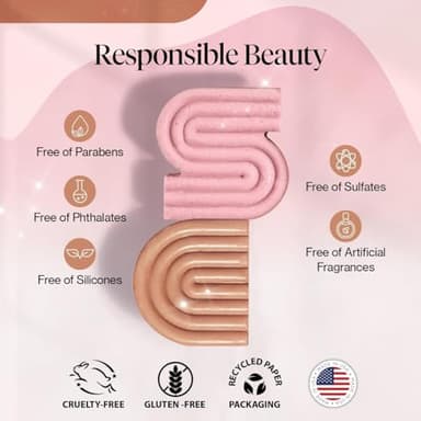 Kitsch Castor Oil Shampoo & Shea Butter Conditioner Bar – Shampoo and Conditioner Set - Hydrating & Moisturizing Bar Soap - Free of Paraben, Silicone, Sulfate - Made in USA - 2pc Set - Image 5