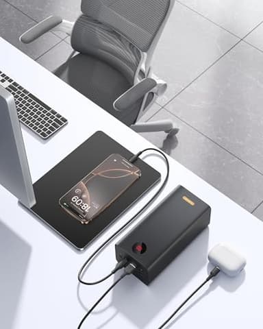 ROMOSS 60,000mAh Large Power Bank, High Capacity Portable Charger 22.5W USB C Fast Charging, Long Lasting External Battery Pack with 4 Outputs & 3 Inputs for iPad, iPhone, Samsung, Switch and More - Image 9