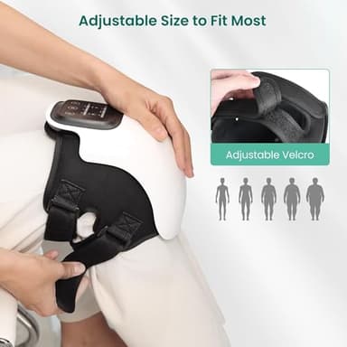 Snailax Cordless Knee Massager with Heat, Heating Pad for Knee Pain, 3 Vibration Modes & 3 Heating Levels, Gifts for Men, Women, Heated Knee Brace Wrap - Image 7