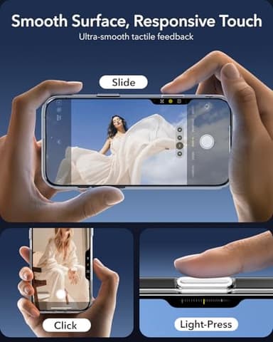 ESR for iPhone 16 Pro Case, Compatible with MagSafe, Shockproof Military-Grade tection, Magnetic iPhone Case for iPhone 16 Pro, Classic Hybrid Case (HaloLock), Frosted Black - Image 5